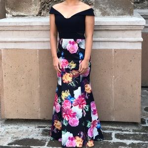 formal mermaid prom dress